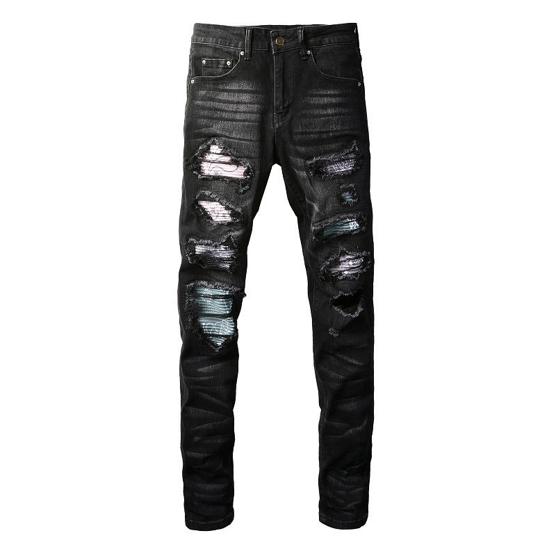 High Street Jeans Fashion Brand Men High Street Jeans Fashion Brand Men