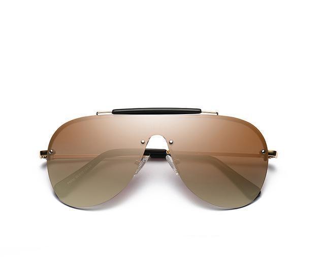 New Sunglasses Fashion One-Piece Large Frame Sunglasses Aviator Men's Sunglasses New Sunglasses Fashion One-Piece Large Frame Sunglasses Aviator Men's Sunglasses