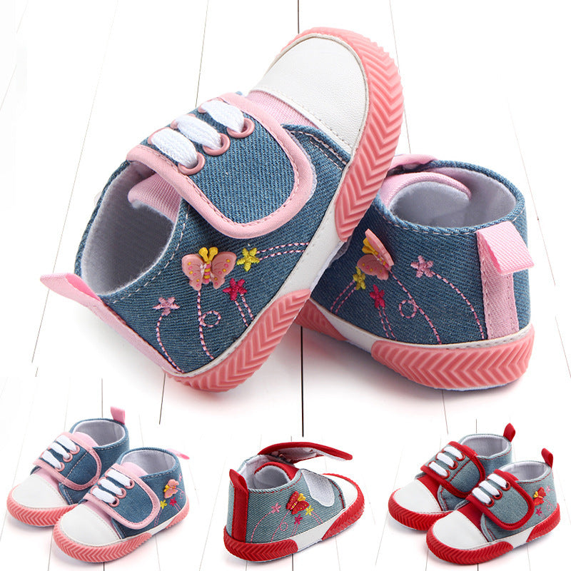 Butterfly baby shoes soft soled walking shoes Butterfly baby shoes soft soled walking shoes