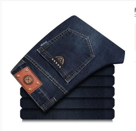 Elastic autumn and winter high grade male jeans business straight tube repair brand jeans men loose size men's wear Elastic autumn and winter high grade male jeans business straight tube repair brand jeans men loose size men's wear