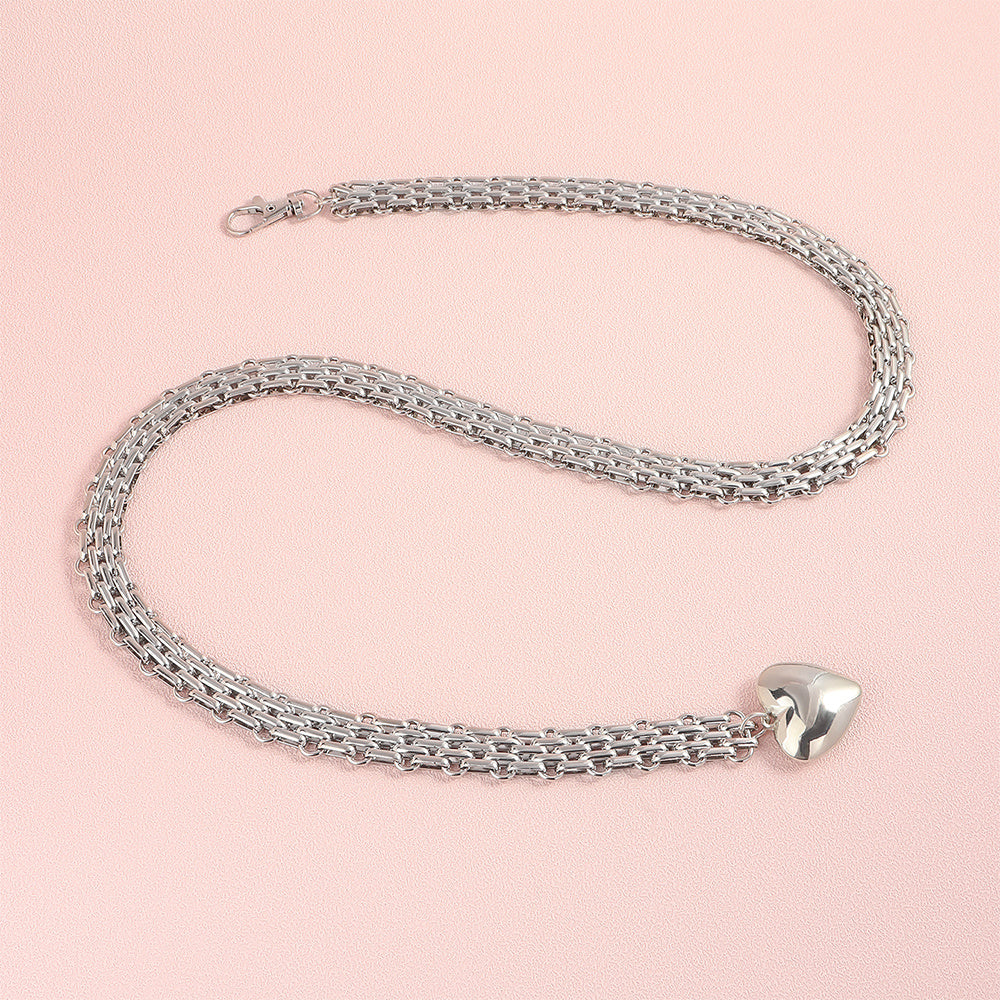 Men And Women Design Fashion Love Chain Pendant Waist Chain Metal Accessories Cute Chain Men And Women Design Fashion Love Chain Pendant Waist Chain Metal Accessories Cute Chain