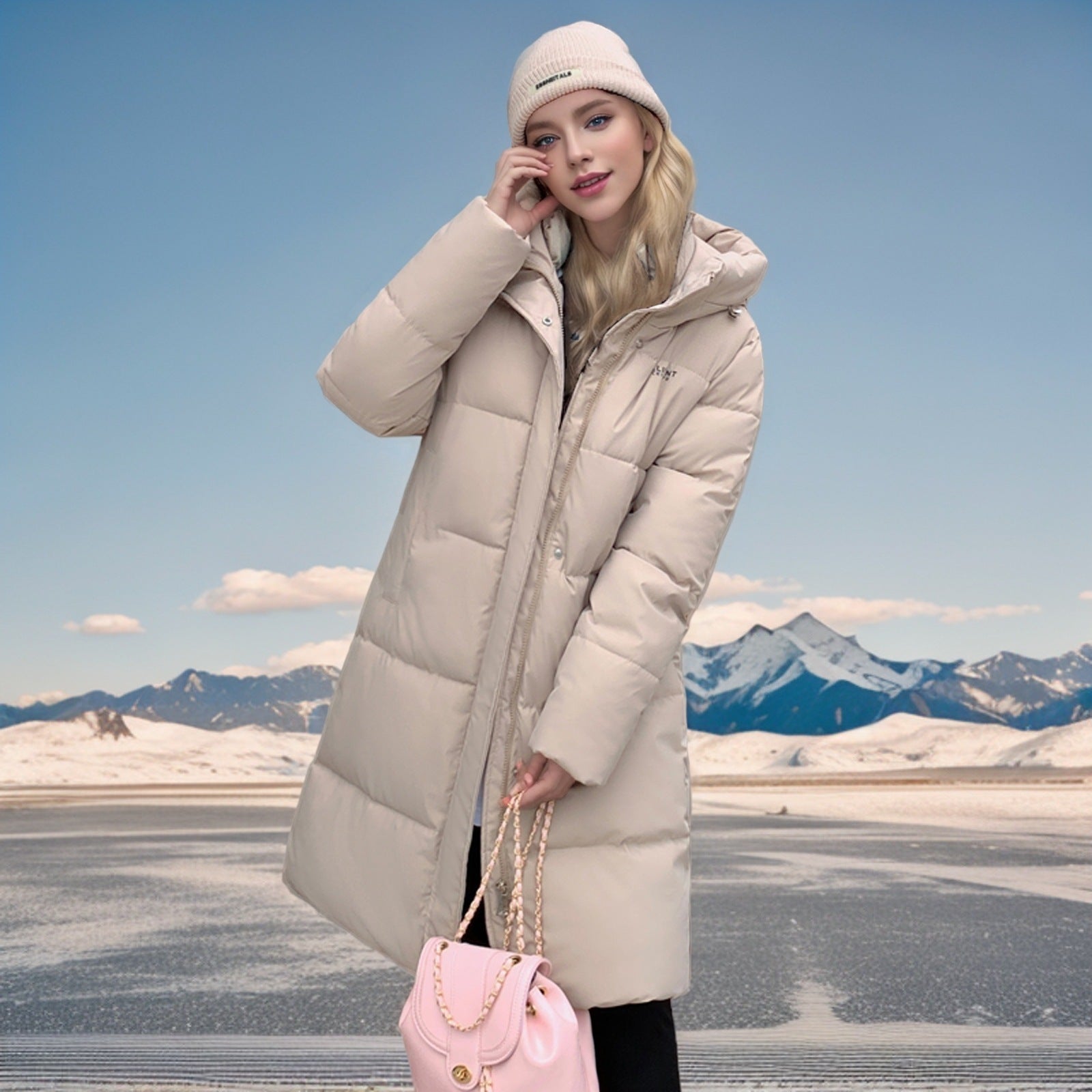 Thickened Cotton-padded Coat Warm Loose Western Style Puffer Jacket Coat Thickened Cotton-padded Coat Warm Loose Western Style Puffer Jacket Coat