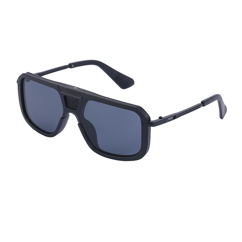 Retro Square Sun Men's European And American Large Frame Sunglasses Women Retro Square Sun Men's European And American Large Frame Sunglasses Women
