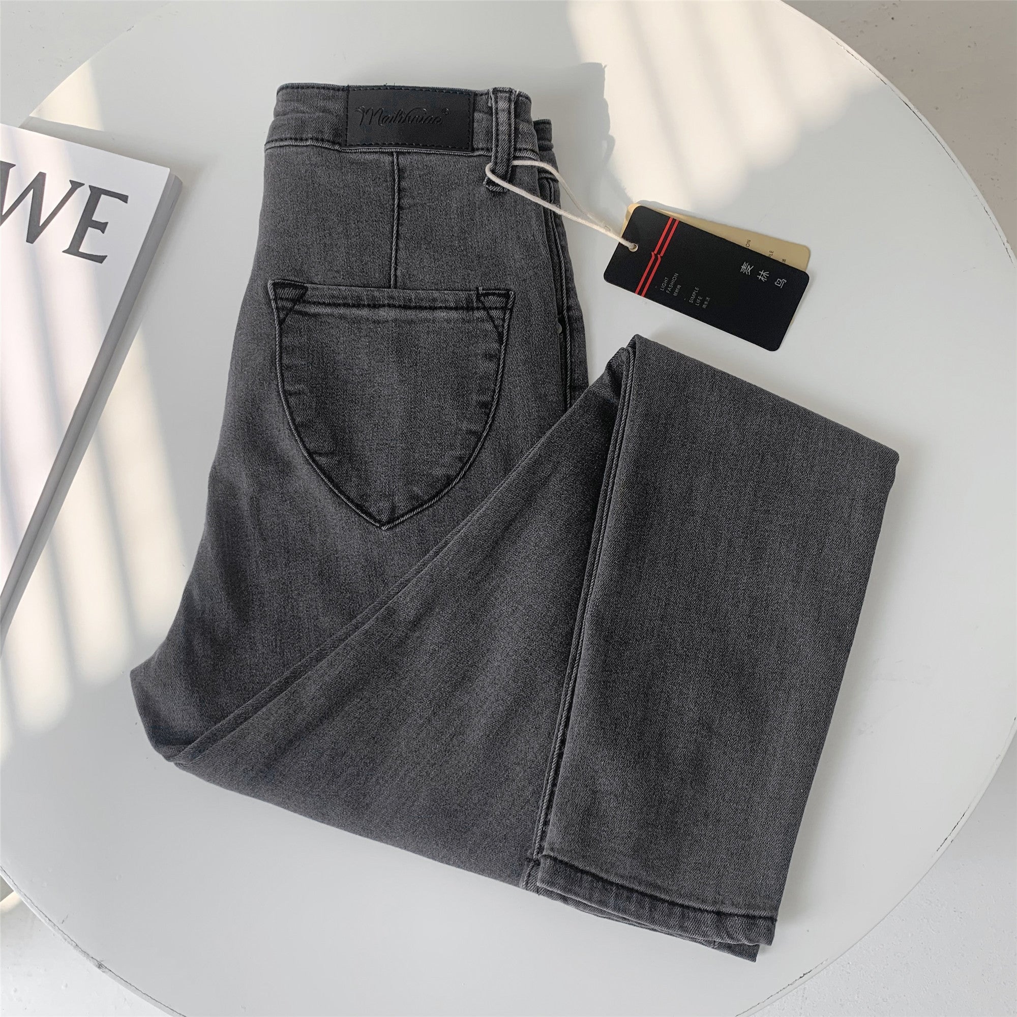 Stretch Jeans Women's High Waist Tight-fitting  Pants Stretch Jeans Women's High Waist Tight-fitting  Pants