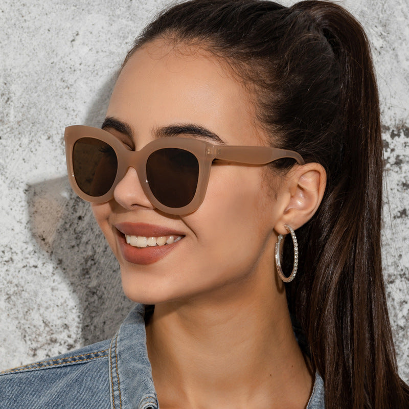 New Large Rim Sunglasses Women New Large Rim Sunglasses Women