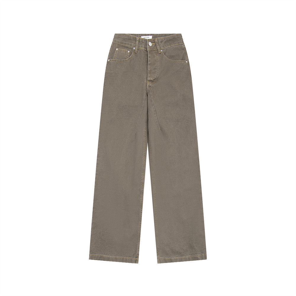Loose All-matching Jeans Straight-leg Trousers Men Loose All-matching Jeans Straight-leg Trousers Men