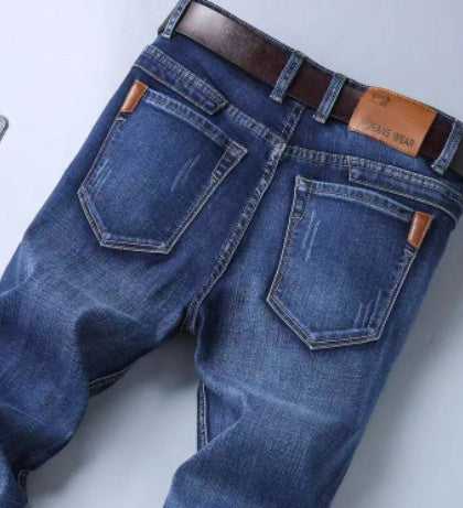 Loose Straight Casual Work Stretch Jeans For Men Loose Straight Casual Work Stretch Jeans For Men