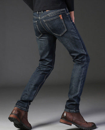 Straight Stretch Slim Fit Casual Men's Trousers Straight Stretch Slim Fit Casual Men's Trousers