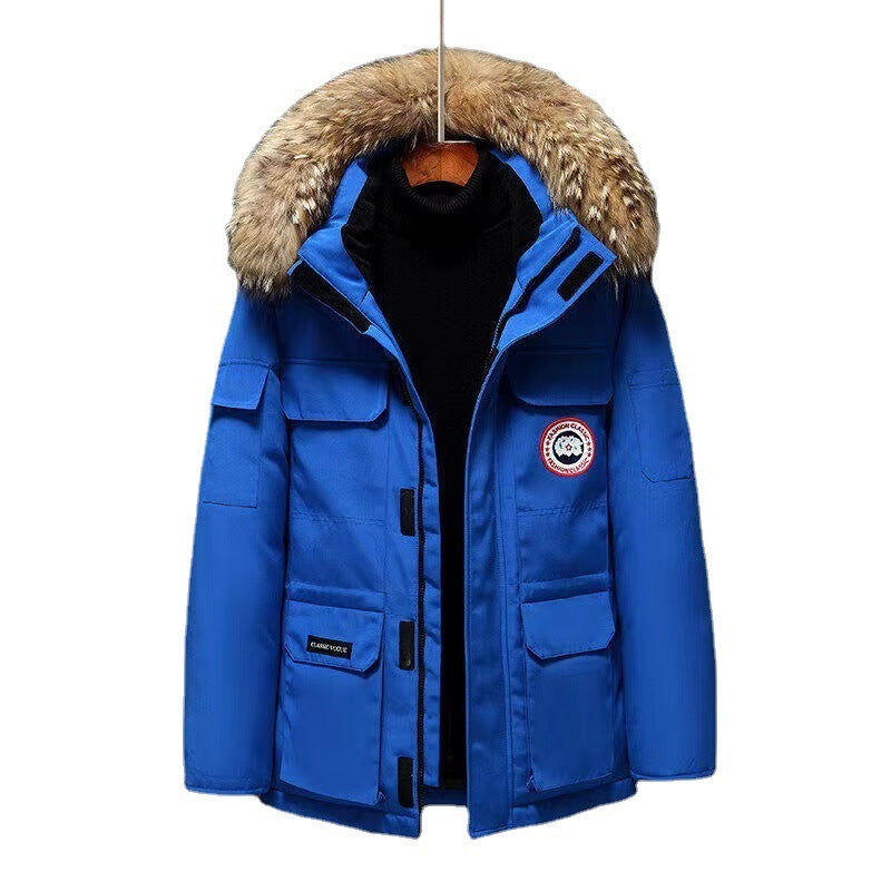 Winter Men's Mid-length Couple Outdoor Winter Men's Mid-length Couple Outdoor