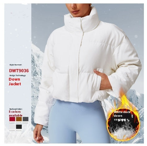 Winter New Warm Down Jacket Comfortable All-match Long Sleeve Winter New Warm Down Jacket Comfortable All-match Long Sleeve