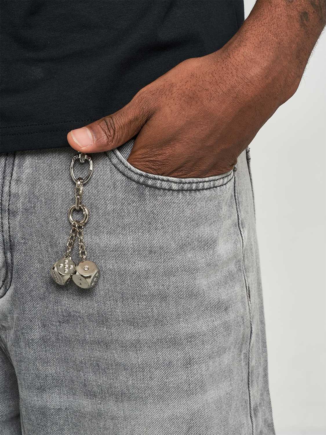 Loose Jeans Silver Gray Straight-leg Pants Loose Jeans Silver Gray Straight-leg Pants