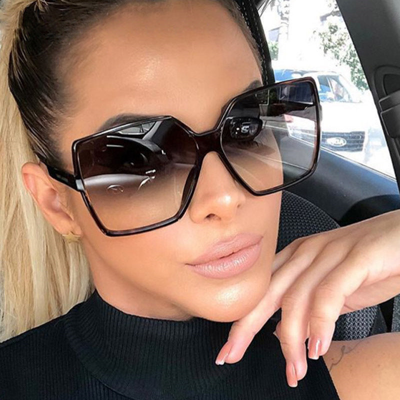 Trendy Sunglasses Fashion Men And Women Big Frame Sunglasses Trendy Sunglasses Fashion Men And Women Big Frame Sunglasses