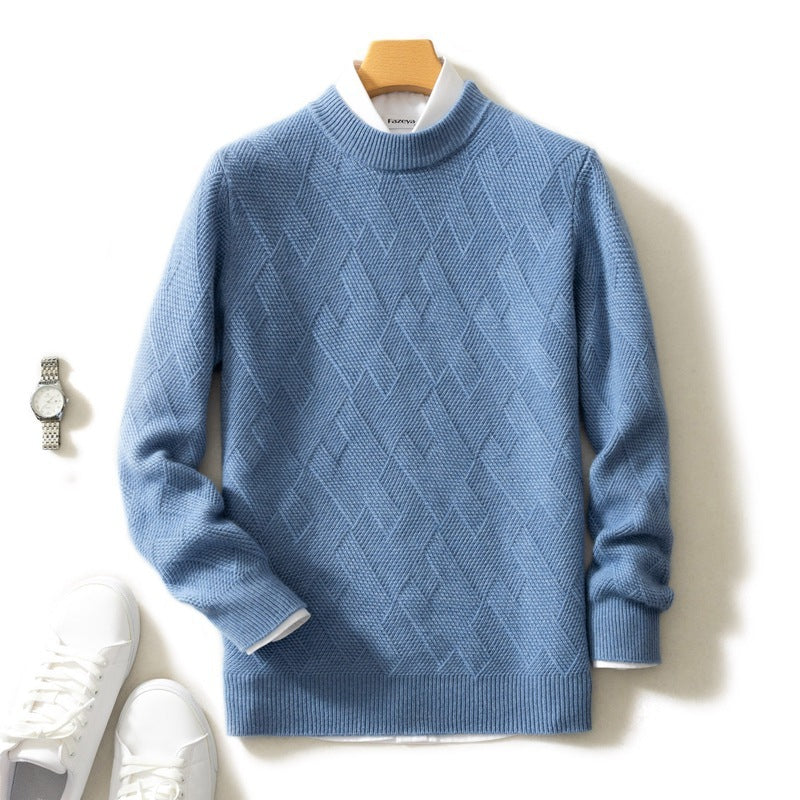 Thick Round Neck Men's Cashmere Sweater Thick Round Neck Men's Cashmere Sweater