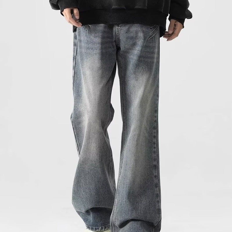 Vintage Jeans Men's Washed Straight Vintage Jeans Men's Washed Straight