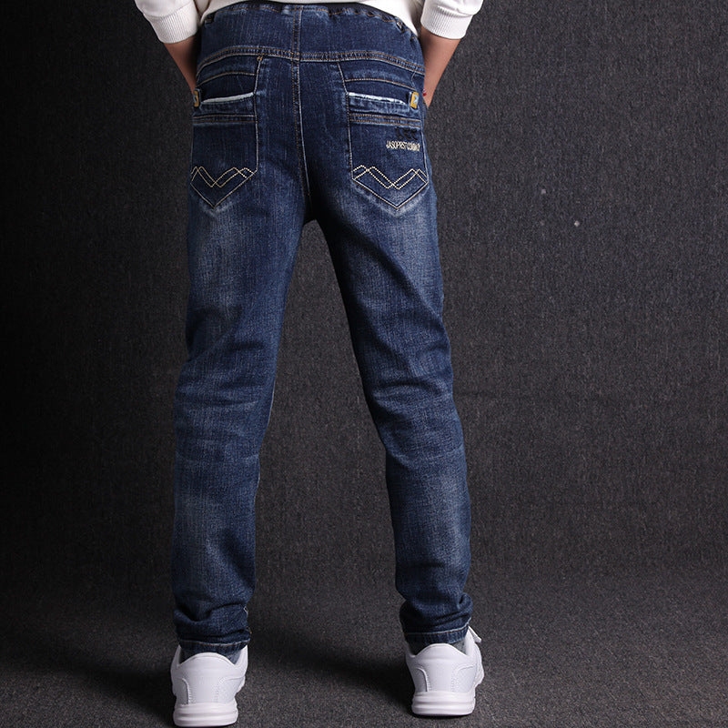 Boys Jeans New Product Micro Stretch Comfortable Black Pants Boys Jeans New Product Micro Stretch Comfortable Black Pants