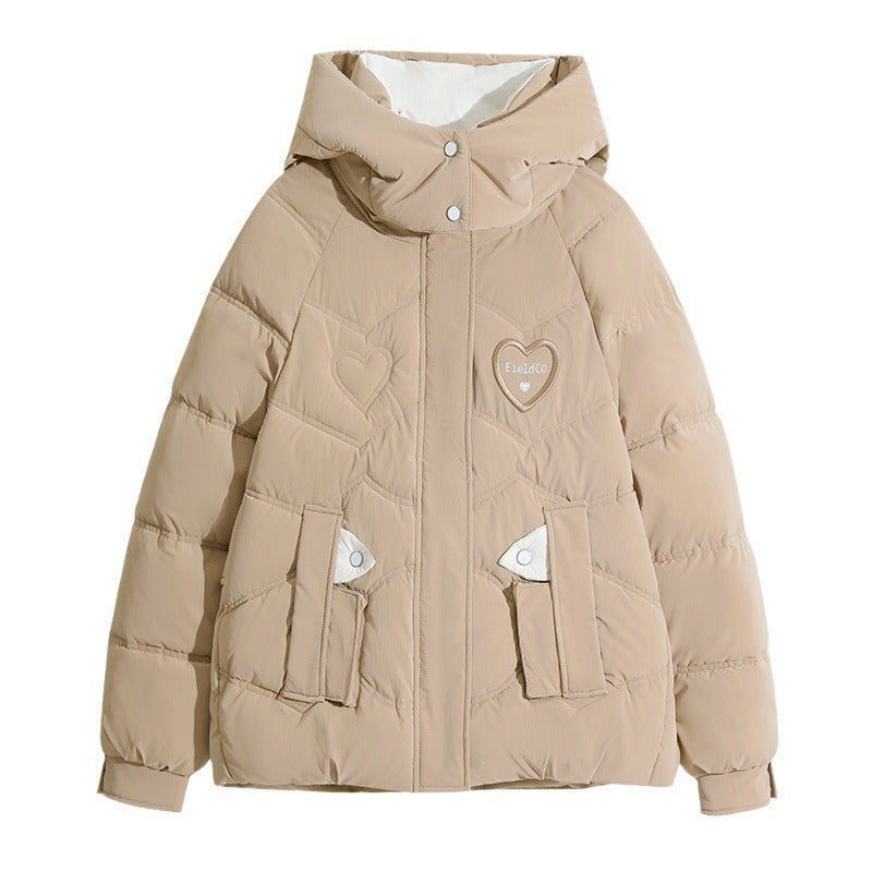 Warm Coat Versatile Fashion Korean Style Loose Warm Coat Versatile Fashion Korean Style Loose