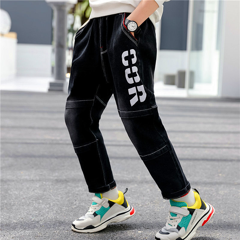 Boys Jeans Autumn And Winter New One-piece Velvet Boys Jeans Autumn And Winter New One-piece Velvet
