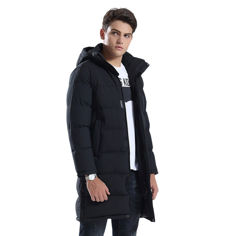 Long Coat Hooded Heating Jacket Cold Proof Cotton Clothes Long Coat Hooded Heating Jacket Cold Proof Cotton Clothes