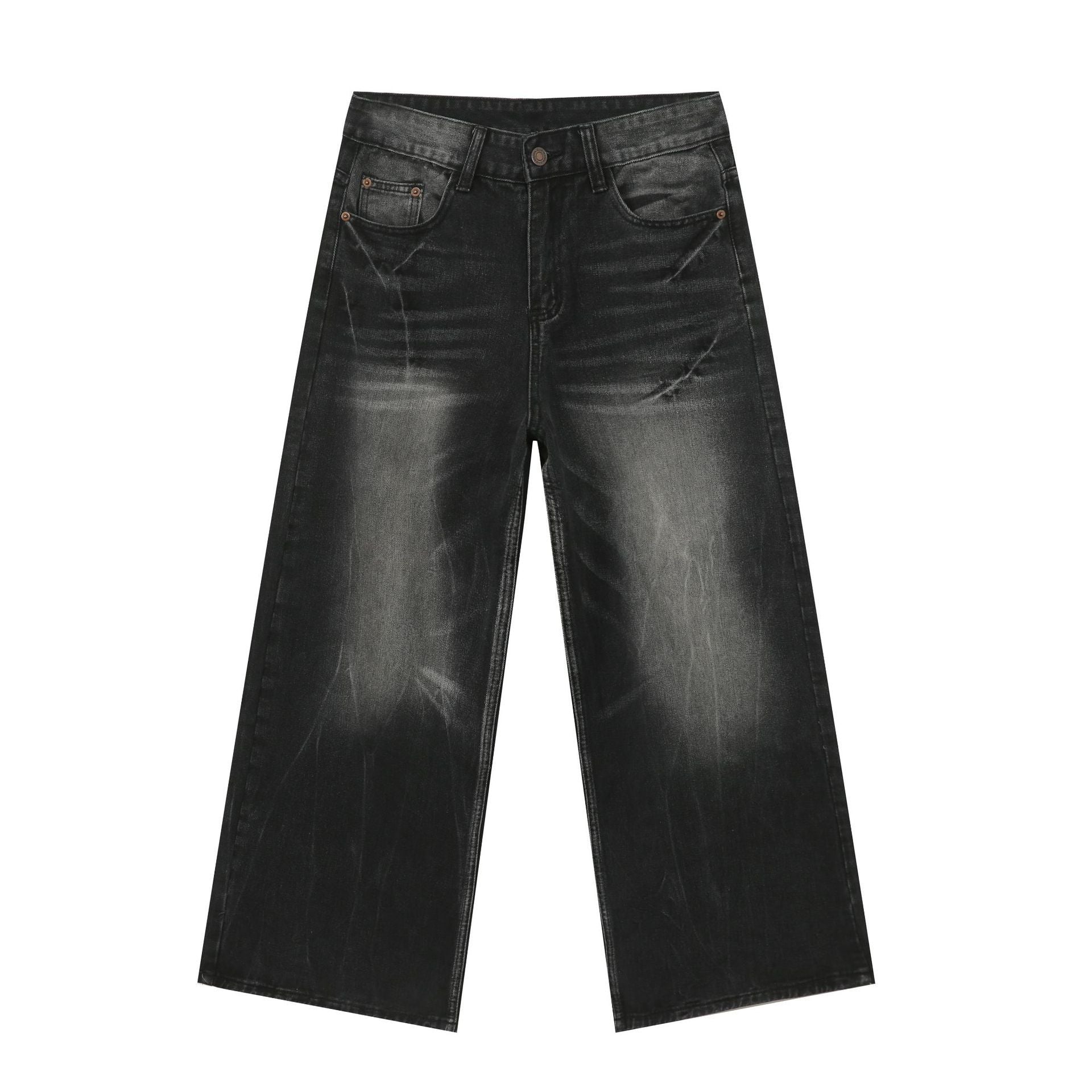 Men's American Retro Baggy Straight Trousers Fashion Men's American Retro Baggy Straight Trousers Fashion