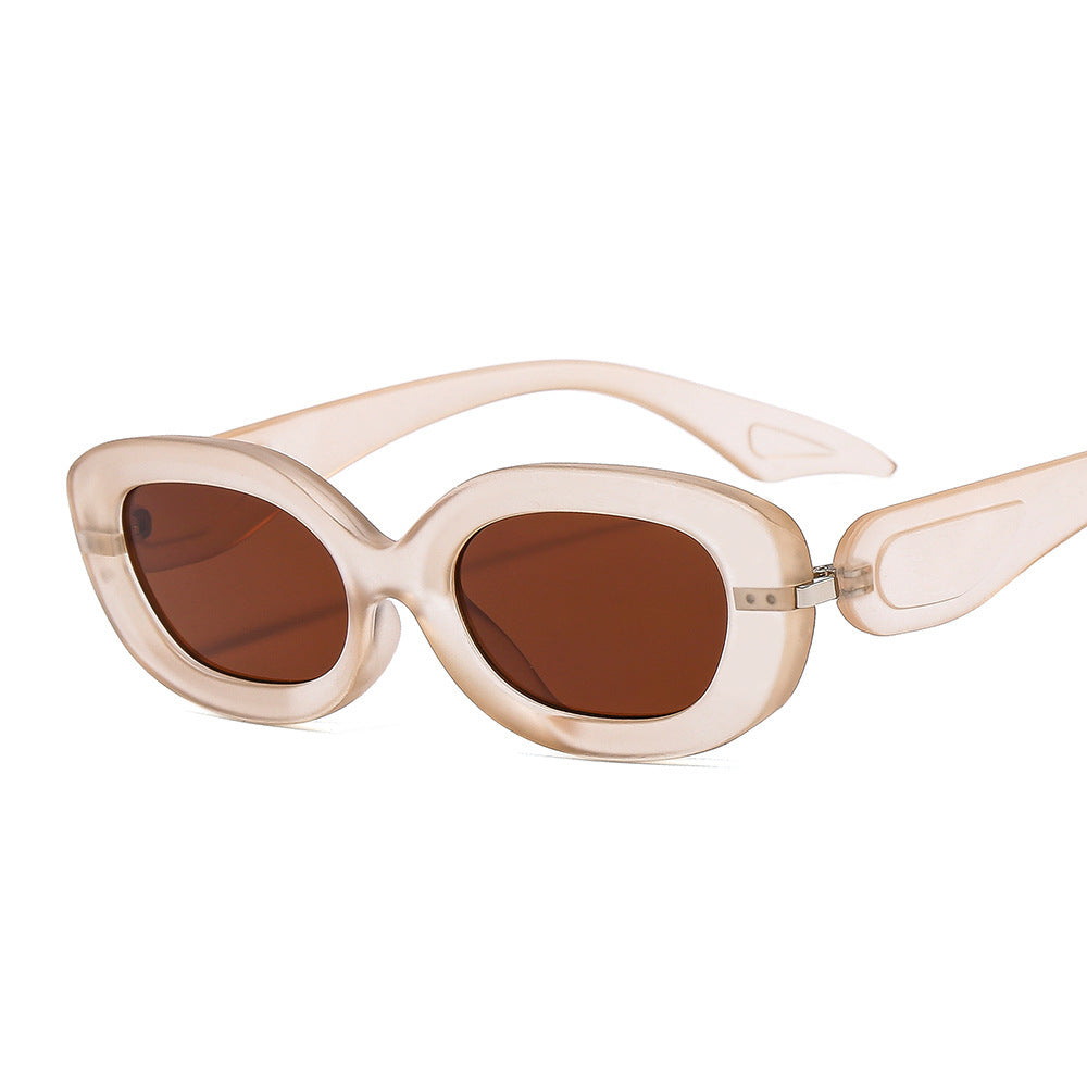 Trendy Sunglasses Oval Small Frame Men And Women Fashion Personalized Trendy Sunglasses Oval Small Frame Men And Women Fashion Personalized