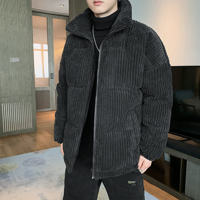 Corduroy Padded Jacket Men Winter Thickening Corduroy Padded Jacket Men Winter Thickening