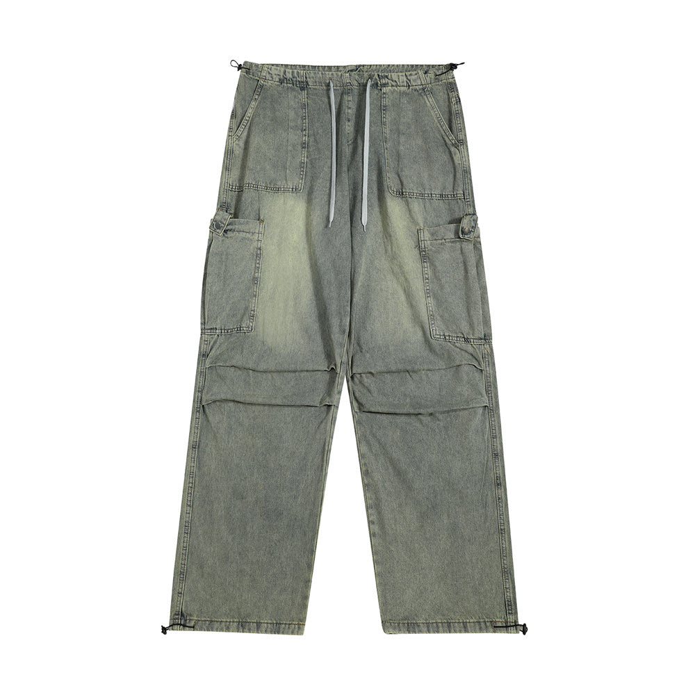 Stylish Multi-pocket Cargo Jeans Men Stylish Multi-pocket Cargo Jeans Men