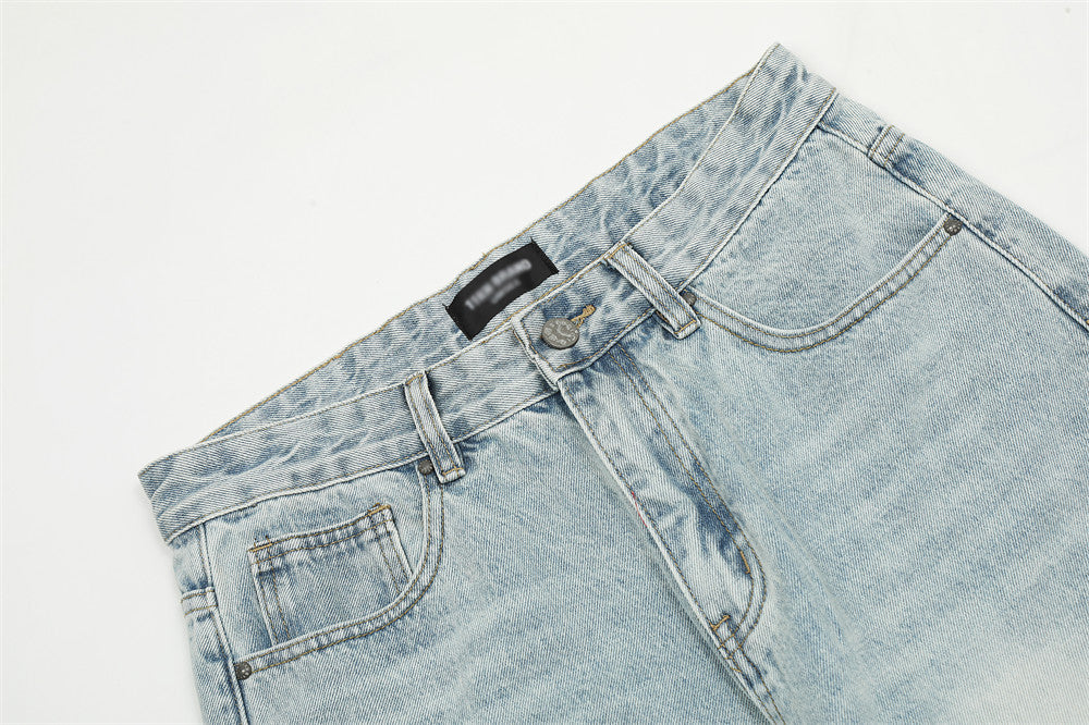 Fashion Knife Ripped Jeans For Men Fashion Knife Ripped Jeans For Men