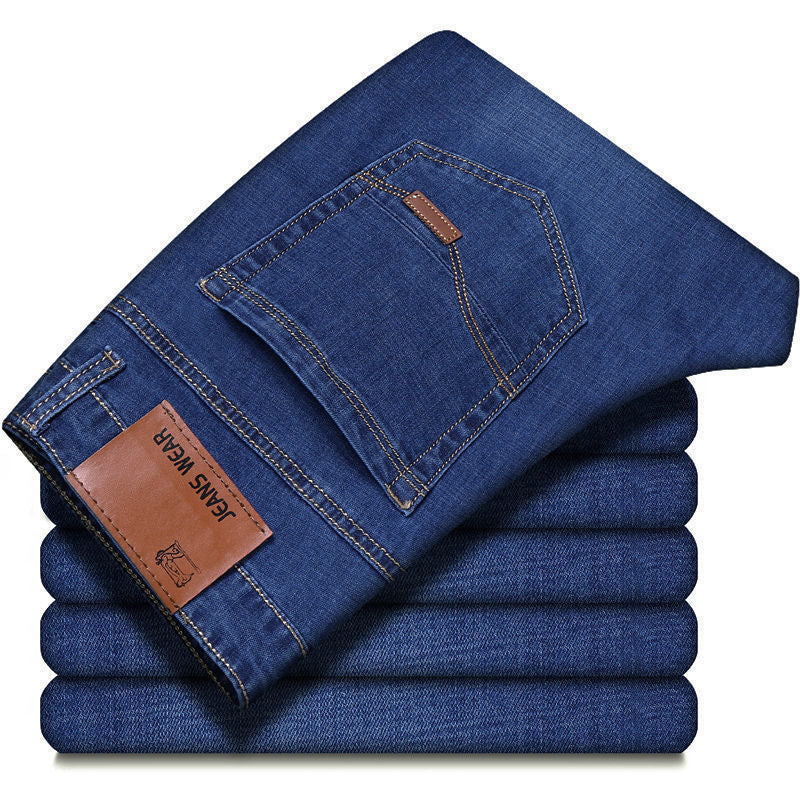 Loose Straight Casual Work Stretch Jeans For Men Loose Straight Casual Work Stretch Jeans For Men