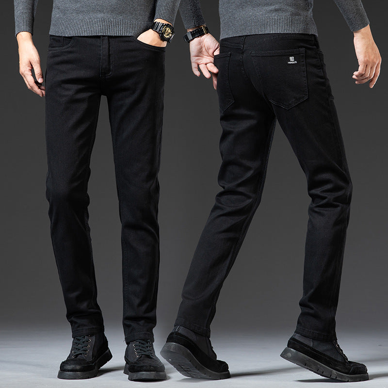 Slim Fit Elastic Straight Jeans For Men Slim Fit Elastic Straight Jeans For Men