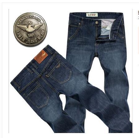 Elastic autumn and winter high grade male jeans business straight tube repair brand jeans men loose size men's wear Elastic autumn and winter high grade male jeans business straight tube repair brand jeans men loose size men's wear
