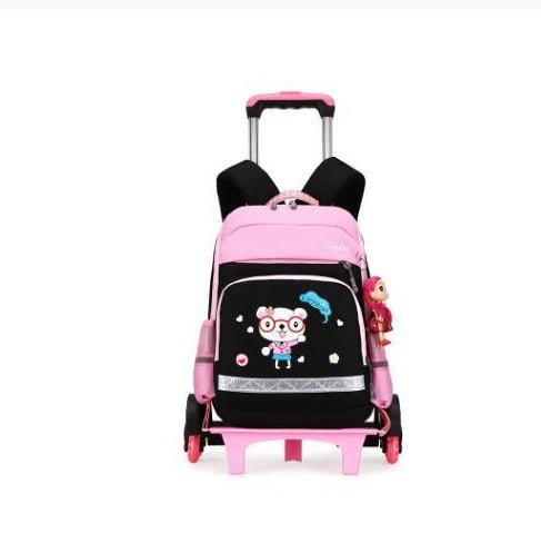 Korean Detachable Trolley  Bag For Elementary School Students Korean Detachable Trolley  Bag For Elementary School Students