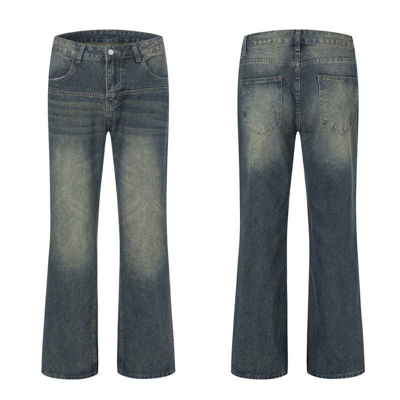 Men's And Women's Loose Straight Mop Pants Men's And Women's Loose Straight Mop Pants
