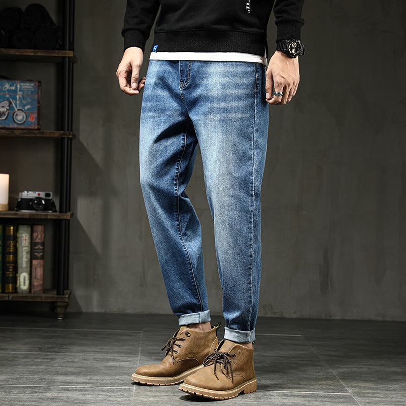 Jeans Loose Plus Fat Plus Size Harem Trousers Stretch Feet Jeans Men Jeans Loose Plus Fat Plus Size Harem Trousers Stretch Feet Jeans Men