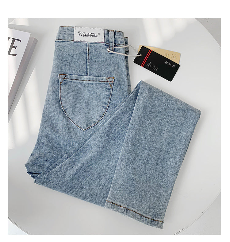 Stretch Jeans Women's High Waist Tight-fitting  Pants Stretch Jeans Women's High Waist Tight-fitting  Pants