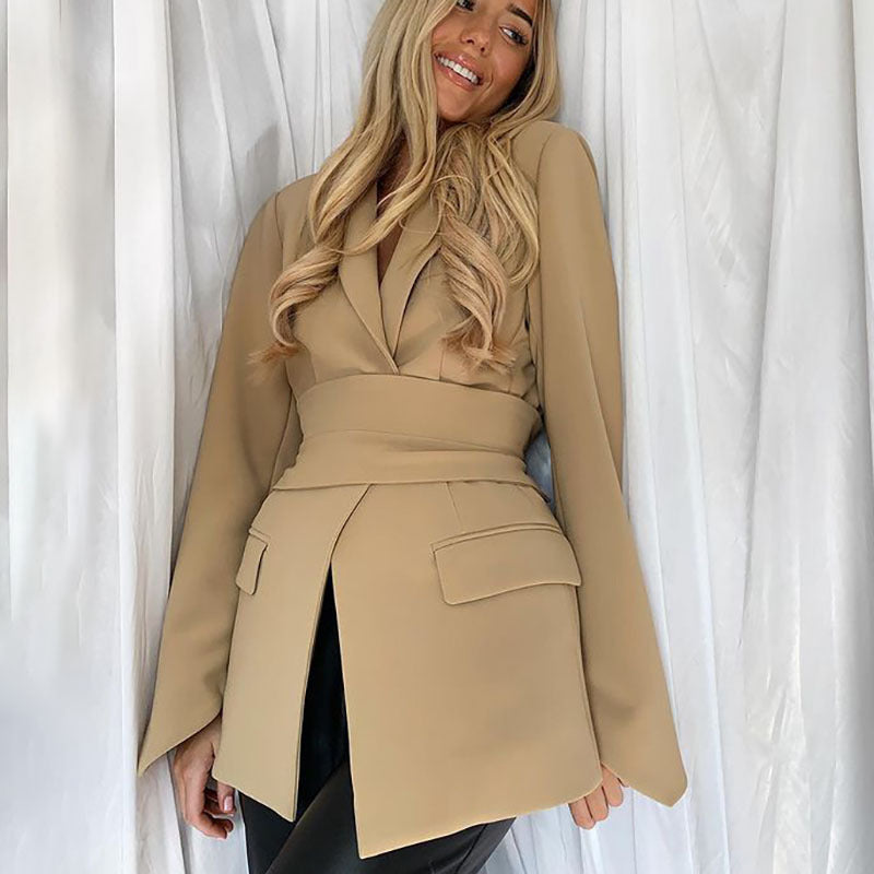 Women's Suit Jackets Top Waist Slimming Elegant Small Suit Women's Suit Jackets Top Waist Slimming Elegant Small Suit