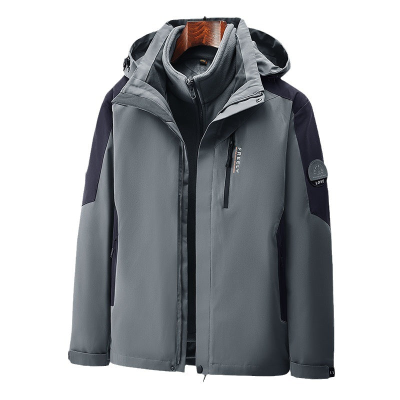 Three-in-one Removable Windproof Waterproof Jacket Three-in-one Removable Windproof Waterproof Jacket
