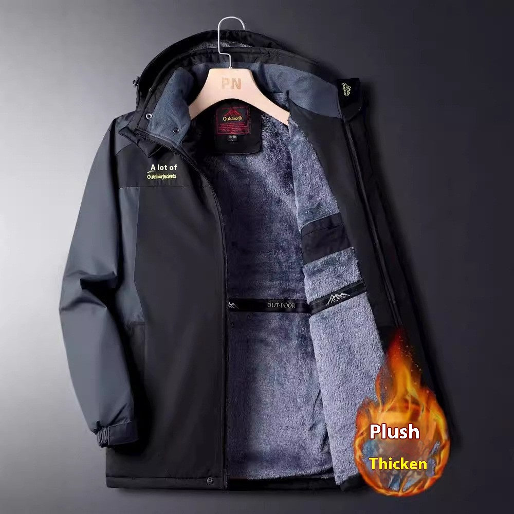 Men's Assault Jacket Fleece-lined Thickened Warm-keeping Cotton Clothing Dad Winter Clothes Coat Men's Assault Jacket Fleece-lined Thickened Warm-keeping Cotton Clothing Dad Winter Clothes Coat