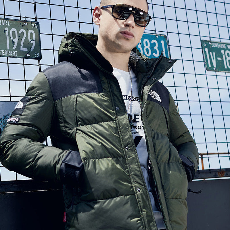 Loose Casual Thick Down Padded Jacket Men Loose Casual Thick Down Padded Jacket Men