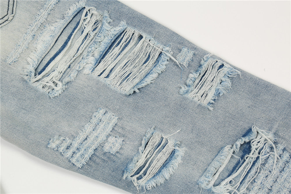 Fashion Flared Washed Jeans Men Fashion Flared Washed Jeans Men