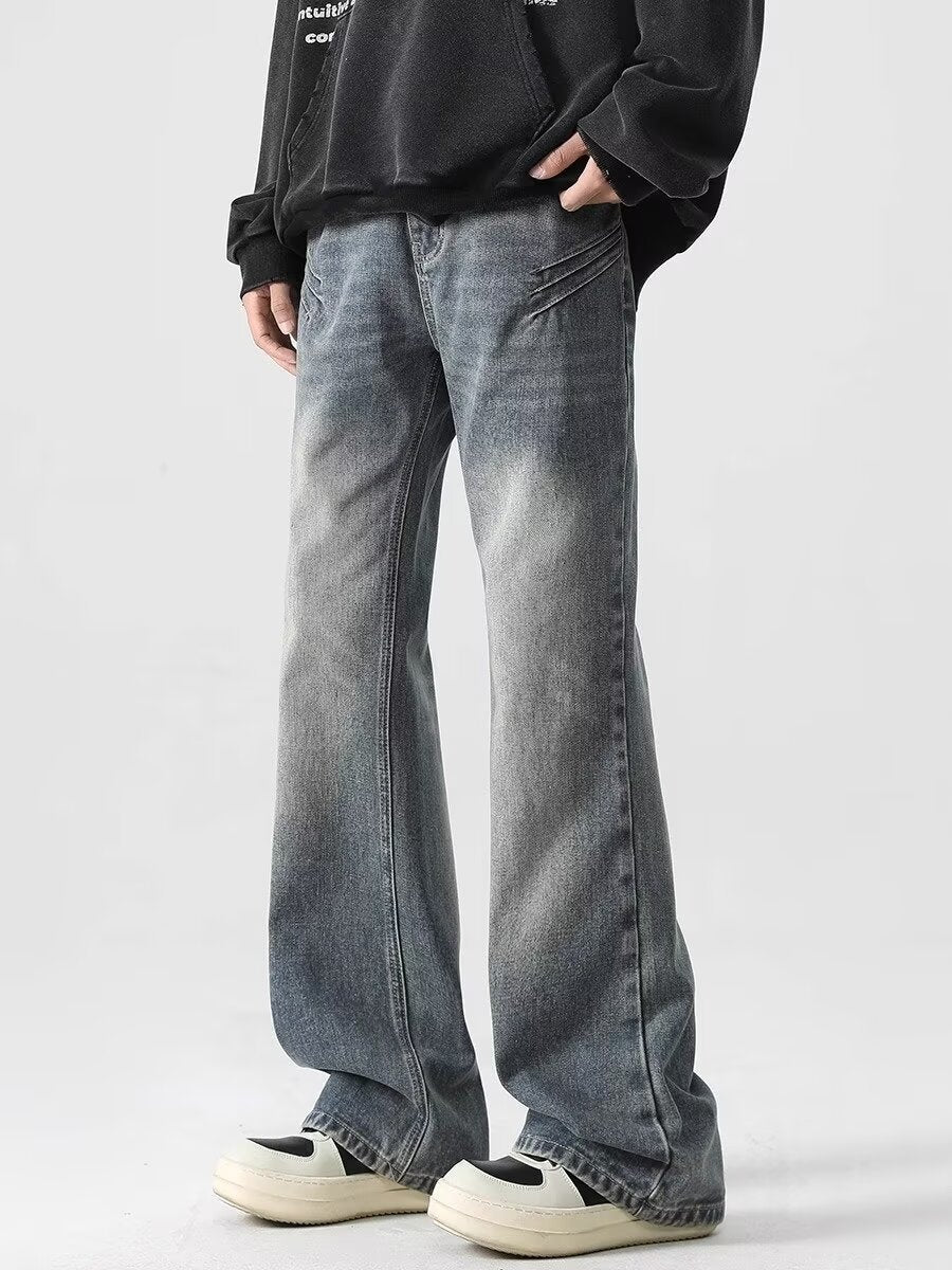 Vintage Jeans Men's Washed Straight Vintage Jeans Men's Washed Straight