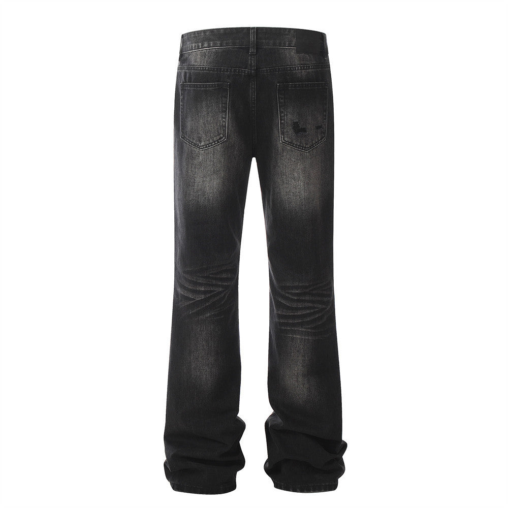 Retro Tattered Jeans Denim Trousers For Men Retro Tattered Jeans Denim Trousers For Men