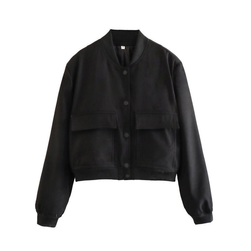 Fashion Jacket Stand Collar Coat For Women Fashion Jacket Stand Collar Coat For Women