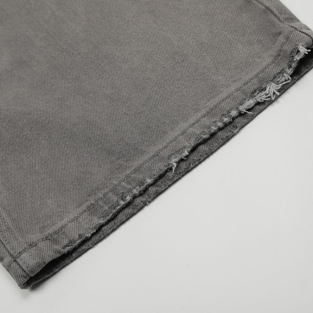 Fashion American Ripped Wide-leg Jeans Men Fashion American Ripped Wide-leg Jeans Men