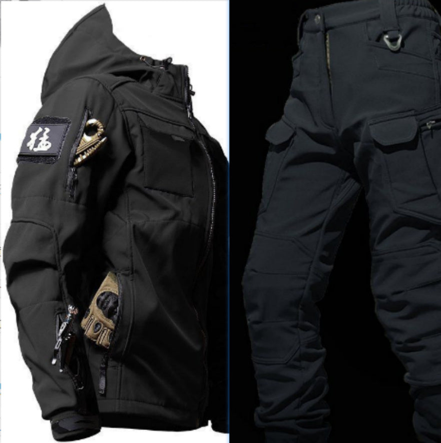 Men's Fleece Jackets Overalls And Workwear Pants For Autumn And Winter Men's Fleece Jackets Overalls And Workwear Pants For Autumn And Winter