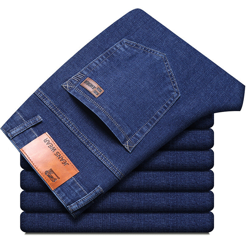 Spring Jeans Men's Elastic Straight Spring Jeans Men's Elastic Straight