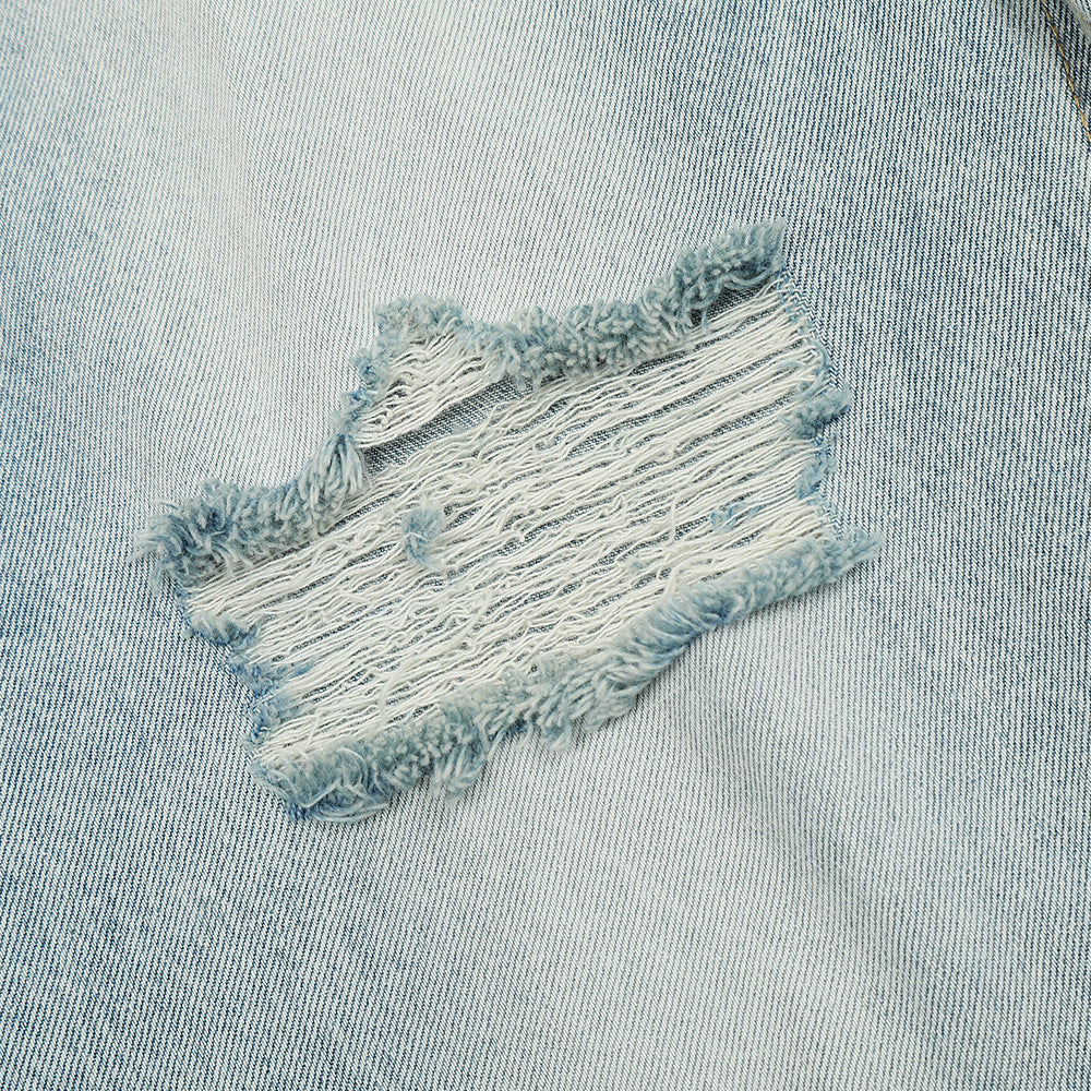 Fashion Knife Ripped Jeans For Men Fashion Knife Ripped Jeans For Men