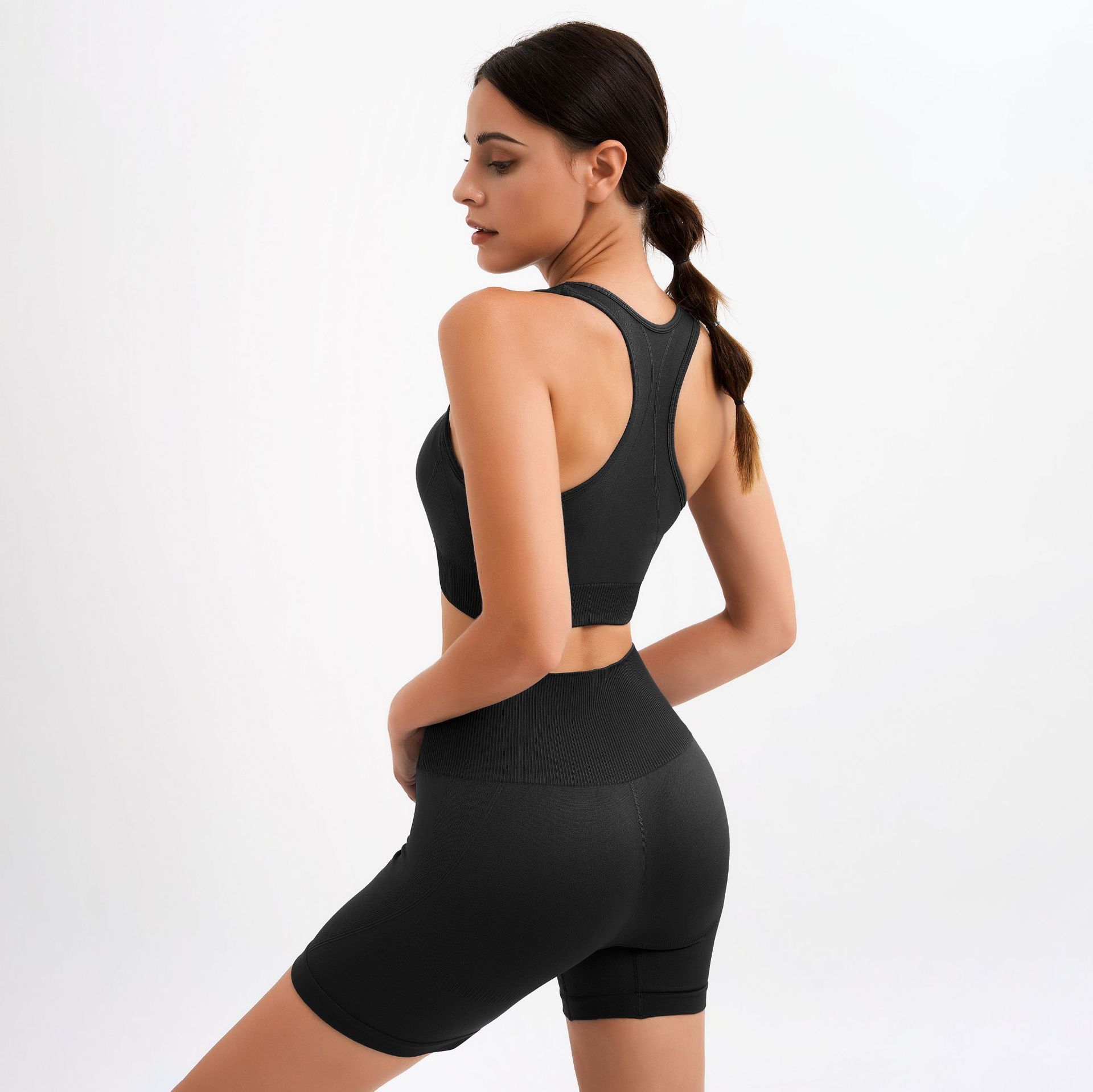 Gym Suit Push Up Women Bra Seamless Shorts Gym Suit Push Up Women Bra Seamless Shorts