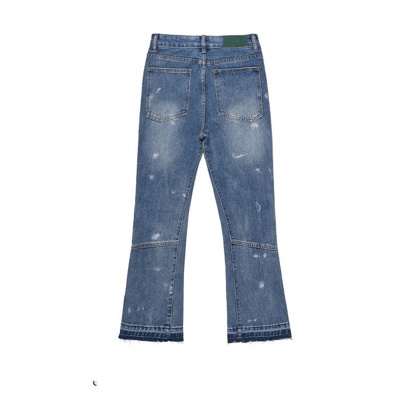 American High Street Draping Fried Street Jeans Men American High Street Draping Fried Street Jeans Men
