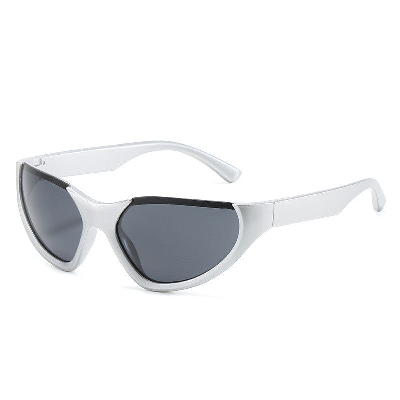 Men And Women Riding Cat's Eye Half Frame Colorful Sunglasses Men And Women Riding Cat's Eye Half Frame Colorful Sunglasses