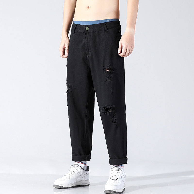 Summer Fashion Ripped Cool Jeans Men Summer Fashion Ripped Cool Jeans Men